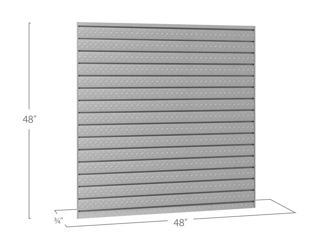 NewAge Pro Series 16 Sq. Ft. Steel Slatwall - 8 pieces - Image 4