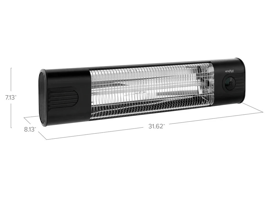 Newage Products 1500w Infrared Heater with Slatwall Bracket - 48003 - Image 3