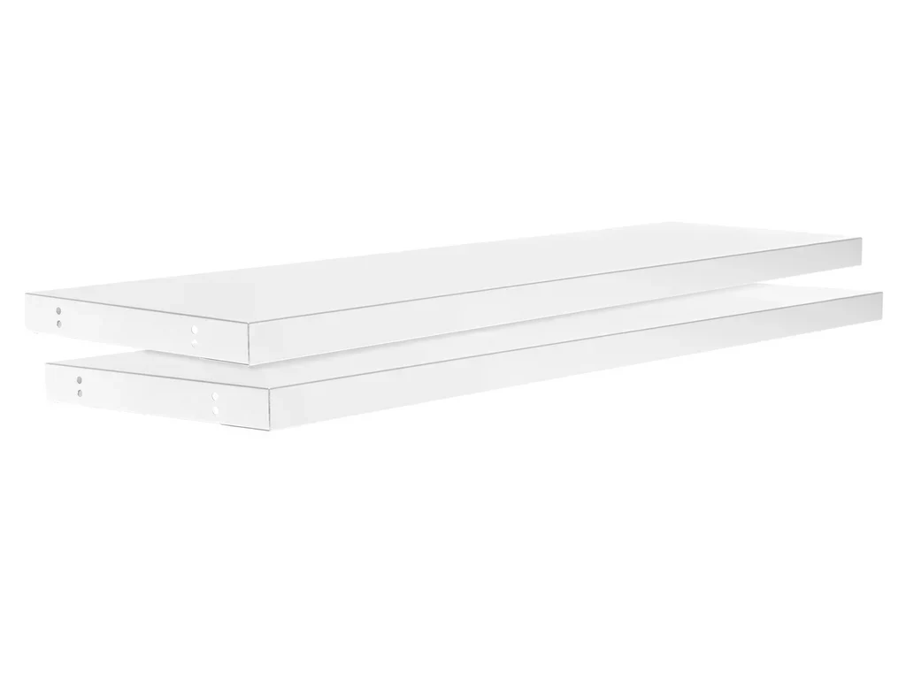 Newage Products Bold Series 48" Display Wall Shelf Set (Pack of 2) - White - 56790