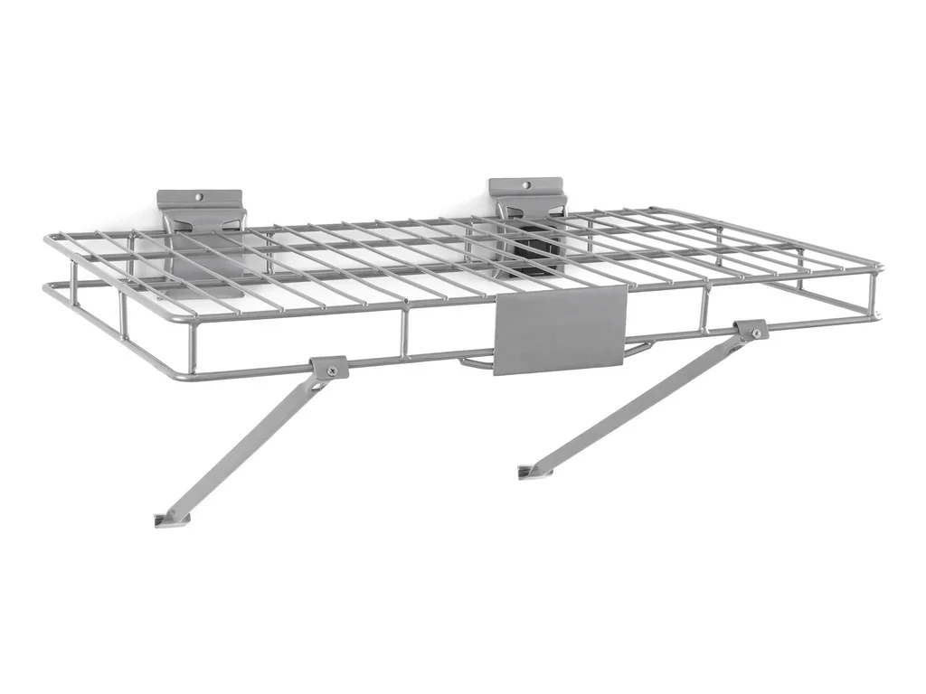 Newage Products Lockable Slatwall 2ft Wire Shelves (Pack of 2) - 55536 - Image 2