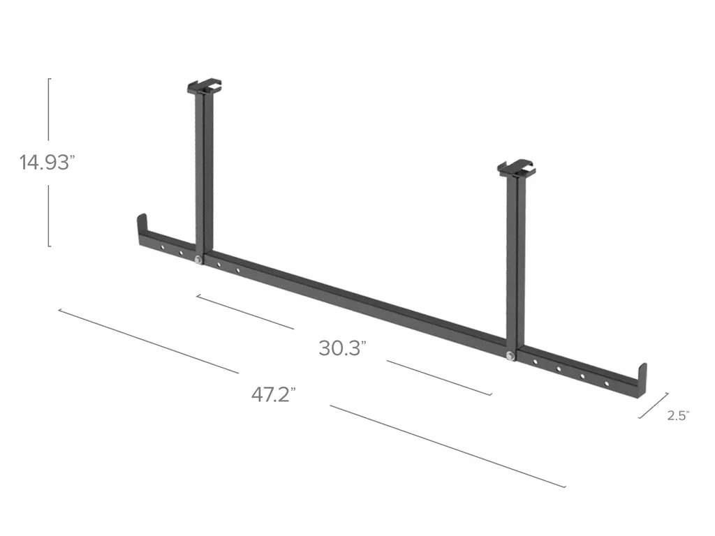 NewAge VersaRac Accessories - Hanging Bars (Pack of 2) - Image 2