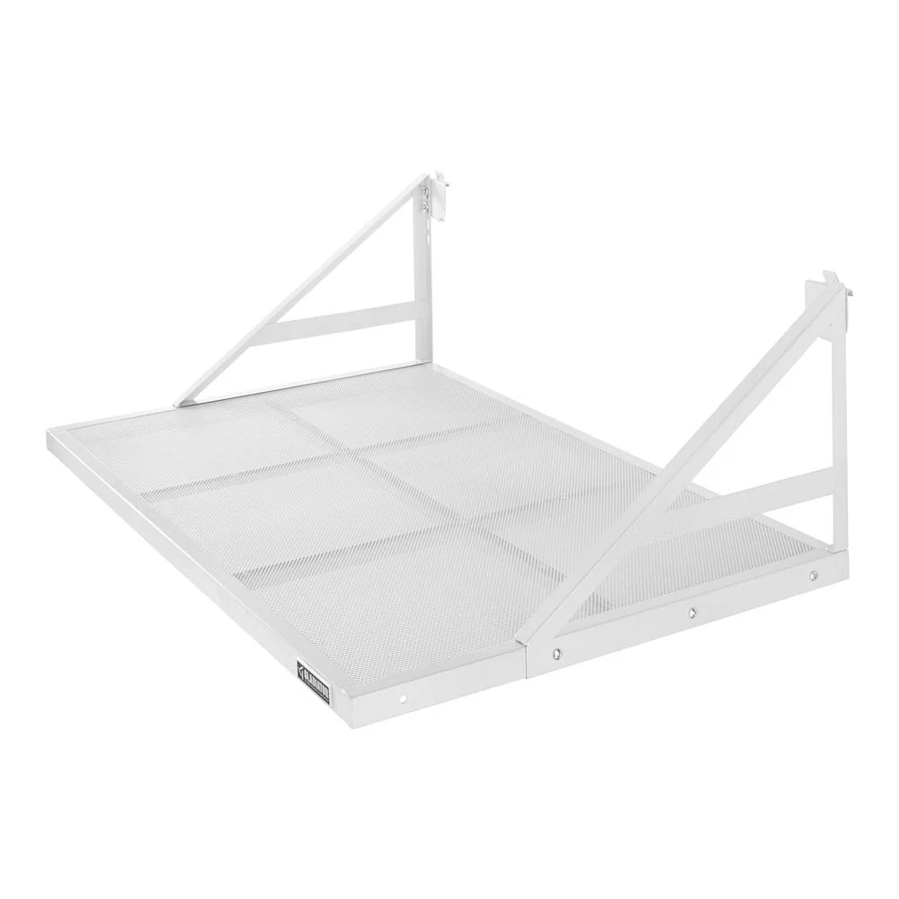 Gladiator Premier Series 45 in. W x 30 in. D Max GearLoft Steel Garage Shelf in Hammered White