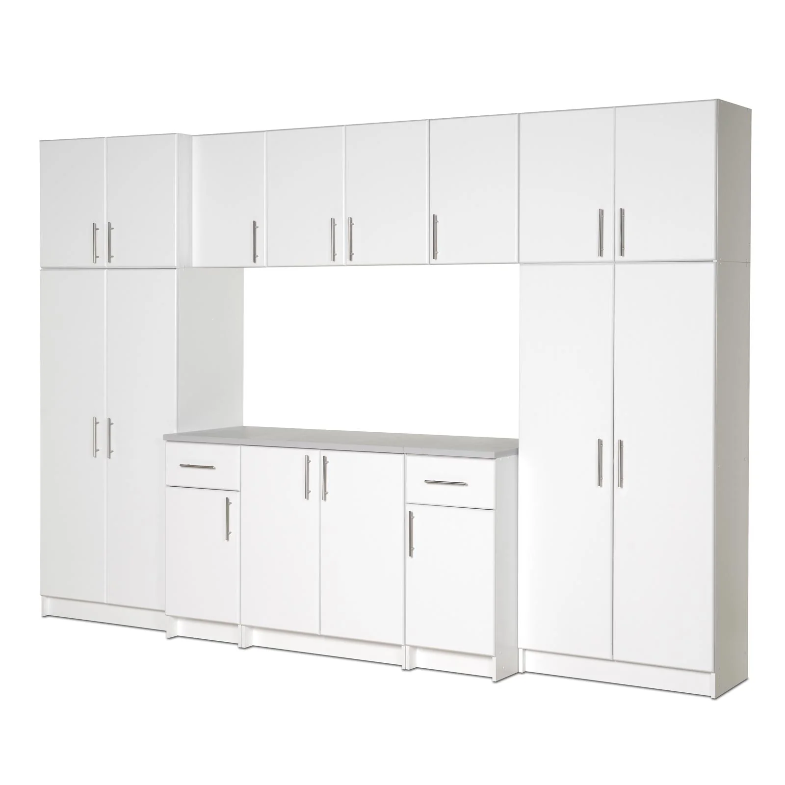 Prepac 10' 8" Elite Cabinet Set