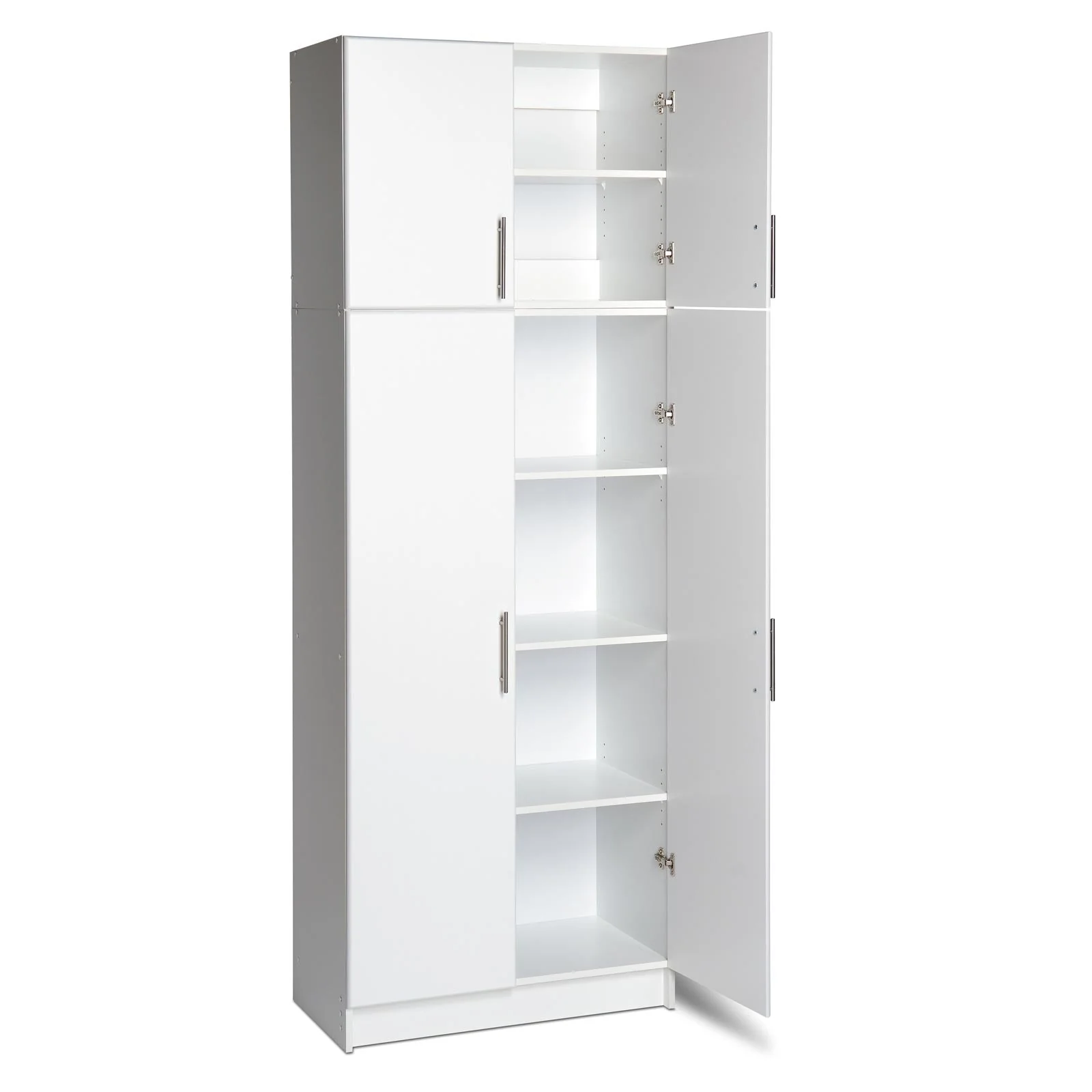Prepac 32" Storage Cabinet w/ 32" Topper Wall Cabinet - Image 2