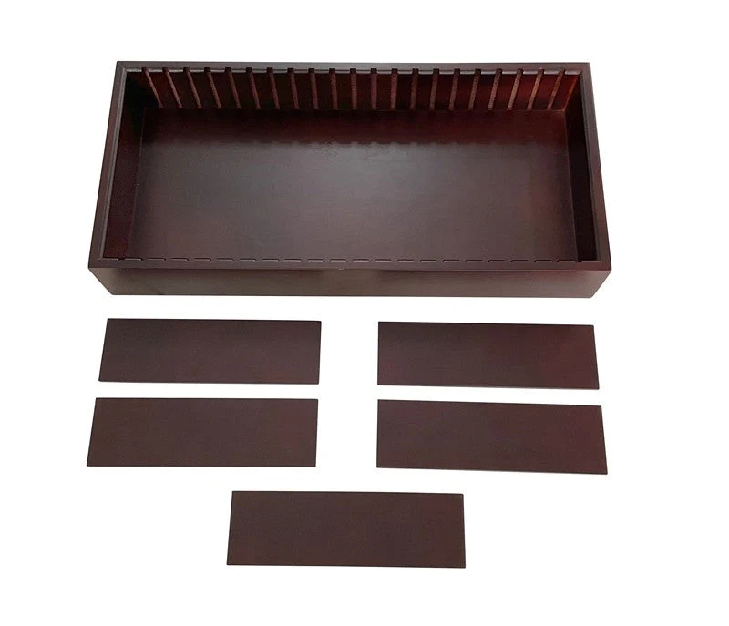 Prestige Import Group - 100 Count Adjustable Cigar Tray w/ 5 Slide & Lock Dividers - Image 4