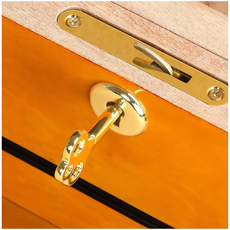 Prestige Import Group Baccus Lacquer Spanish Cedar Desktop Humidor, 200-Capacity - Image 7