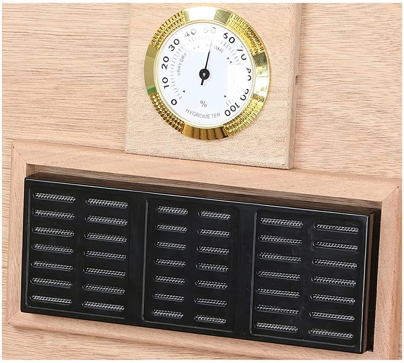 Prestige Import Group Baccus Lacquer Spanish Cedar Desktop Humidor, 200-Capacity - Image 8