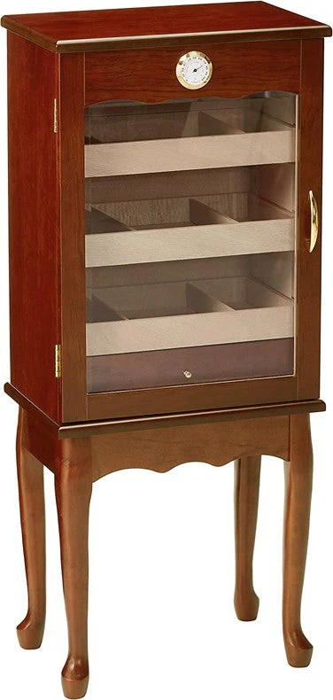 Prestige Import Group Belmont 600-Cigar Bronze Mahogany Chairside Humidor Cabinet - Image 2