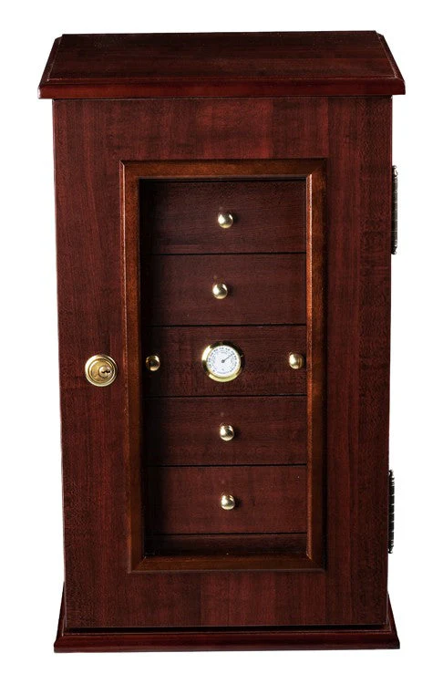 Prestige Import Group Charleston Desktop Humidor Gloss Cherry Seven Drawers - Image 2