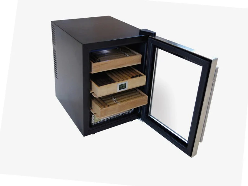 Prestige Import Group Clevelander Desktop Cigar Cooler Humidor Cabinet - Image 4