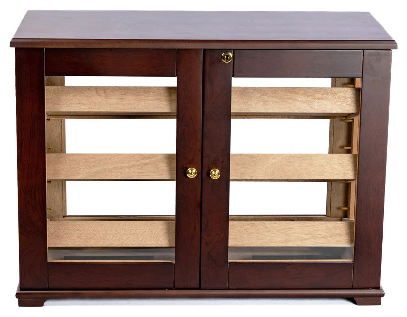 Prestige Import Group Dark Mahogany Countertop Cigar Display Humidor - Image 5