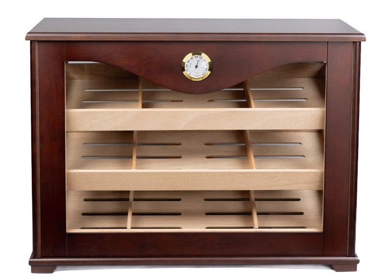 Prestige Import Group Dark Mahogany Countertop Cigar Display Humidor - Image 7
