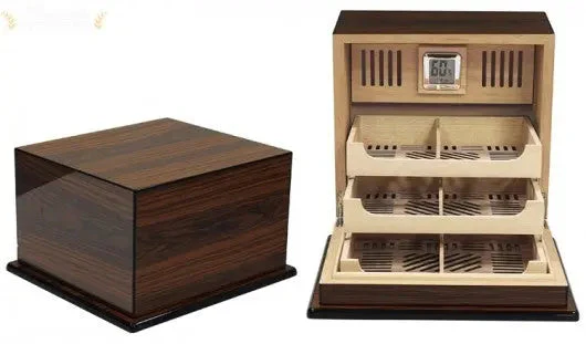 Prestige Import Group Elevate Multi-Shelf Desktop Cigar Humidor System - Image 4