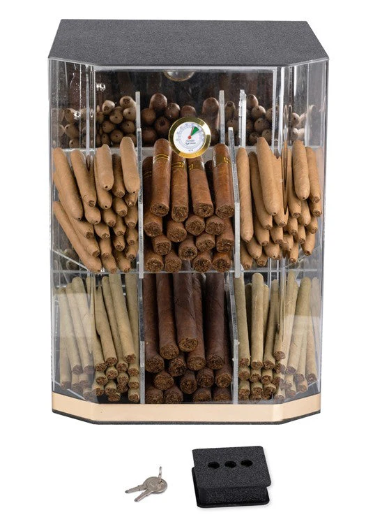 Prestige Import Group Franklin Acrylic Display Humidor 150-Capacity - Image 2