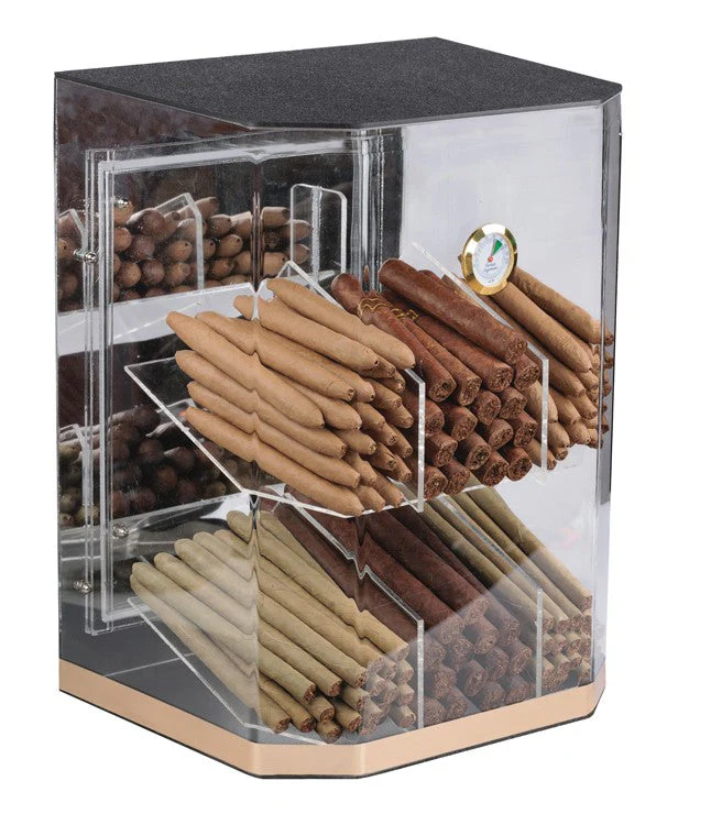 Prestige Import Group Franklin Acrylic Display Humidor 150-Capacity - Image 6