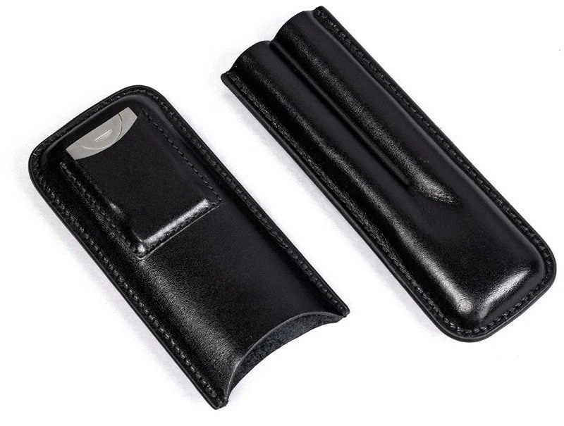Prestige Import Group 2 Cigar Leather Case w/ Cutter - Image 10