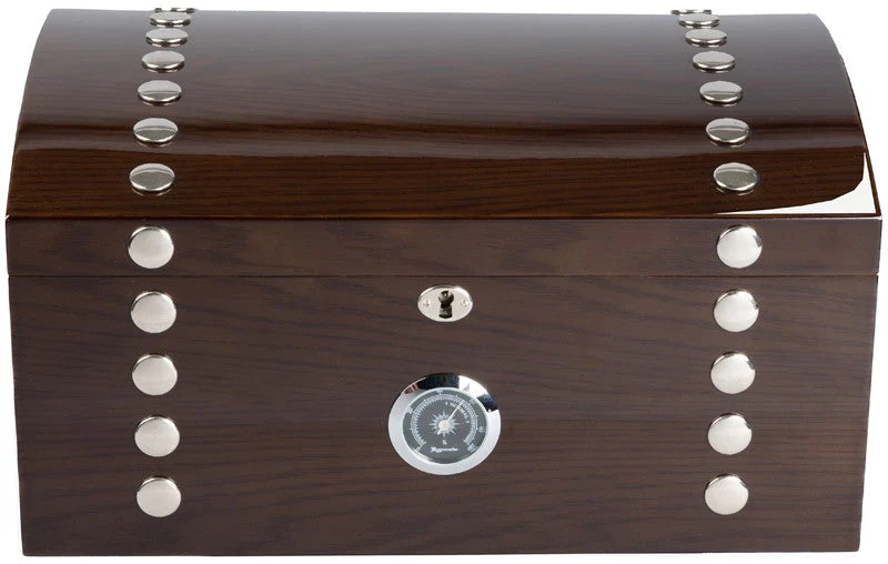 Prestige Import Group Montgomery 150-Cigar Lacquered Desktop Humidor with Tray - Image 3