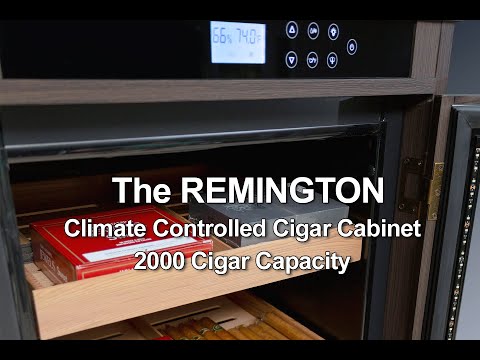 Prestige Import Group Remington Lite Electronic Climate-Controlled Cigar Cabinet Humidor - Image 5