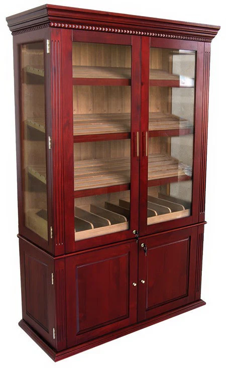 Prestige Import Group Saint Regis Cherry Cabinet Humidor Glass Doors - Image 3
