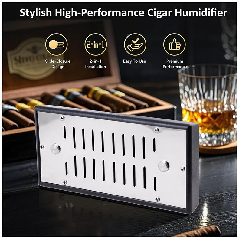 Prestige Import Group Humidifier Adjustable Vent 6 inch x 2.75 inch (75-150 Cigars) - Image 4