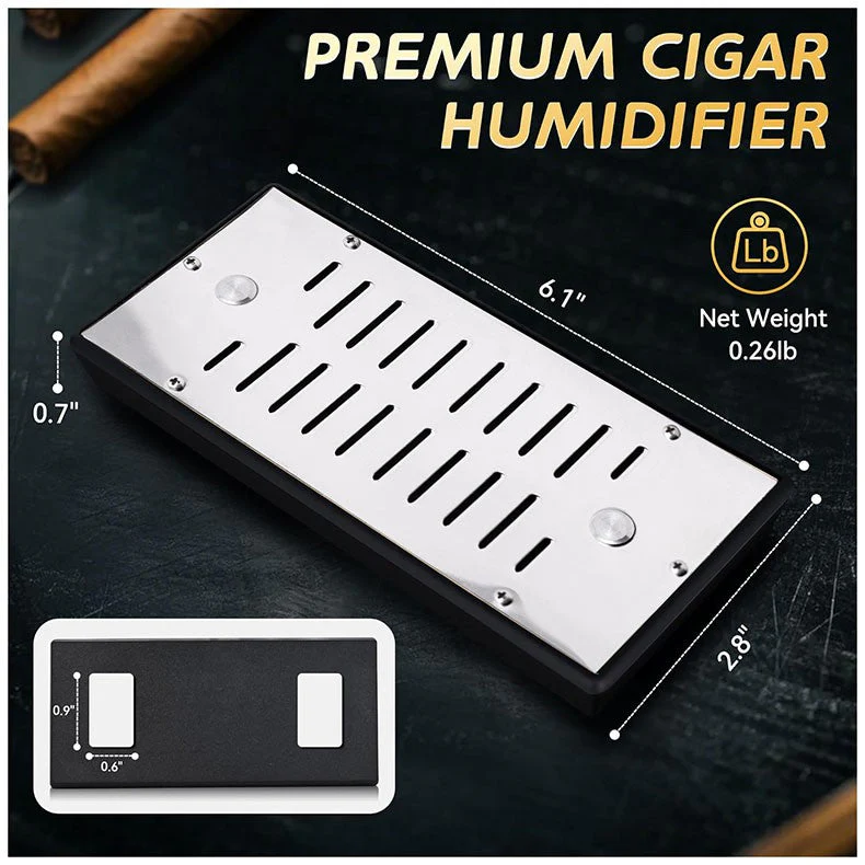 Prestige Import Group Humidifier Adjustable Vent 6 inch x 2.75 inch (75-150 Cigars) - Image 5