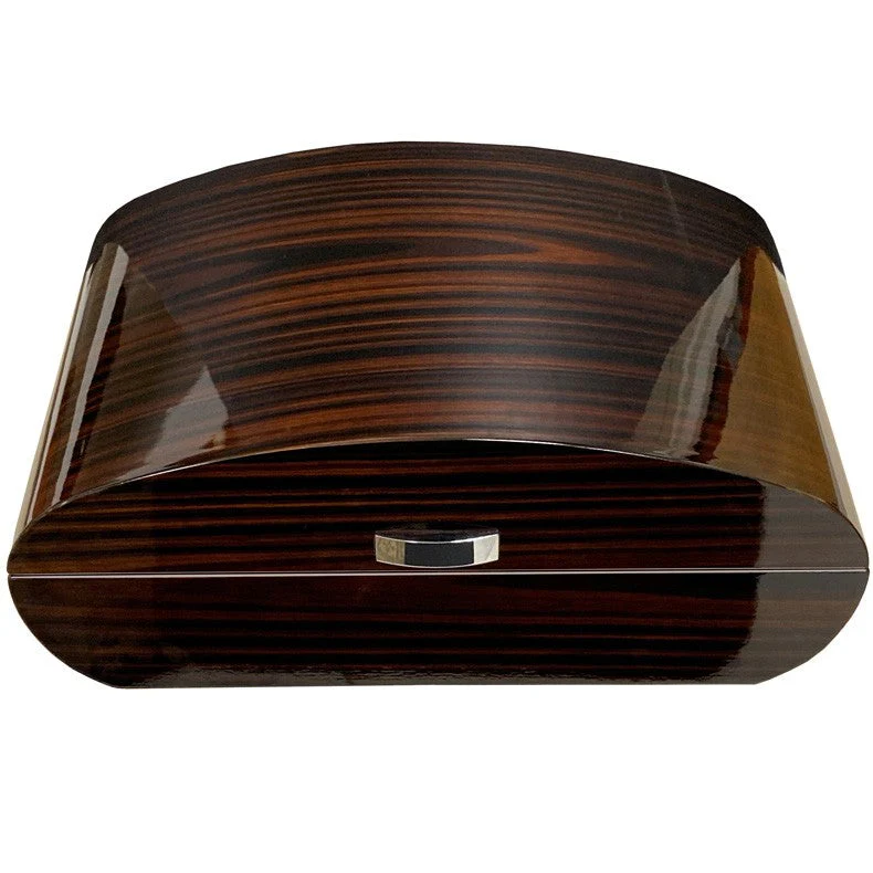 Prestige Import Group Waldorf Desktop Humidor Ebony Spanish Cedar Lined - Image 2
