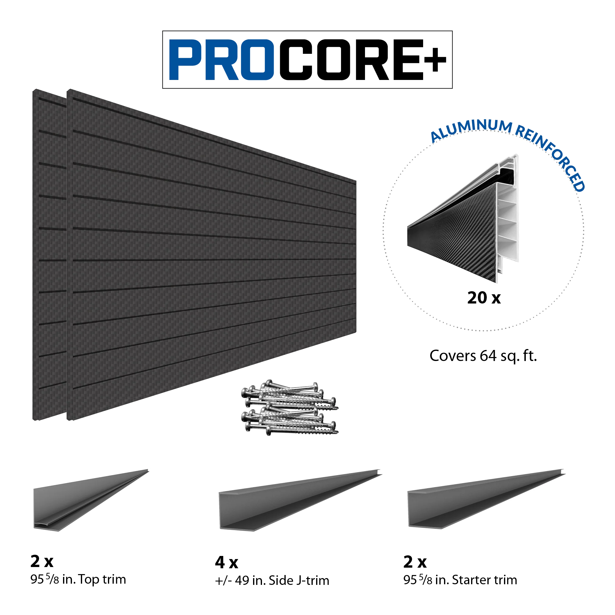 Proslat PROCORE+ Carbon Fiber Slatwall Ultimate Bundle - Image 9