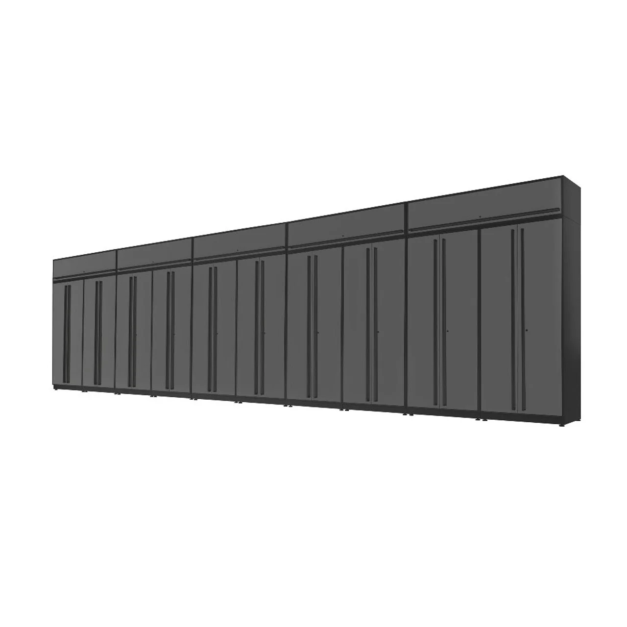 Proslat 15-Piece Gray Fusion Plus 33ft Set with Black Handles - 51093K