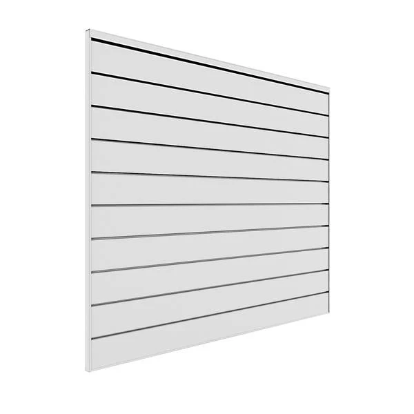 Proslat 4 ft. x 4 ft. PVC Slatwall (Various Colors Available)