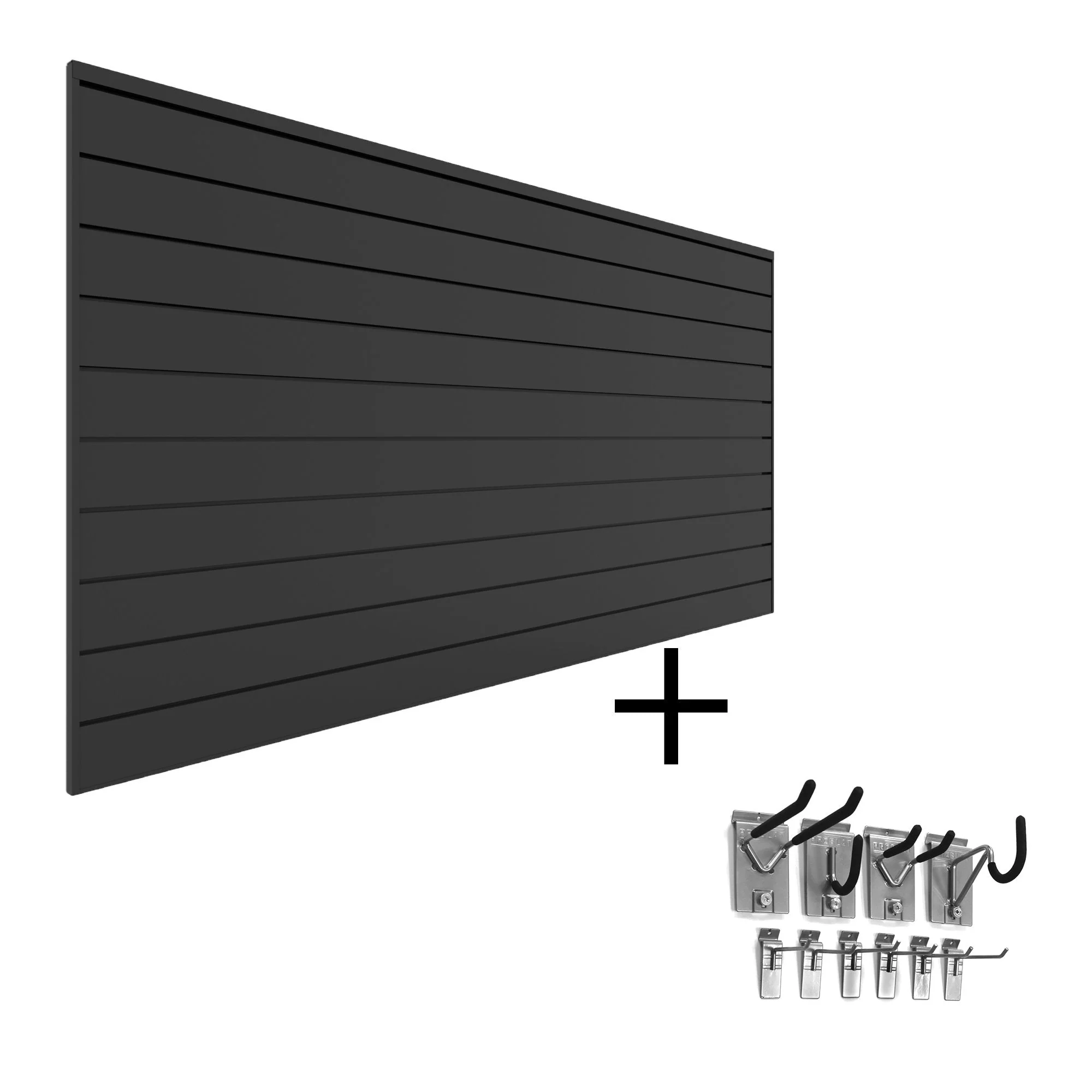 Proslat 8' x 4' PVC Wall Slatwall Mini Bundle (Different Colors Available) - Image 3