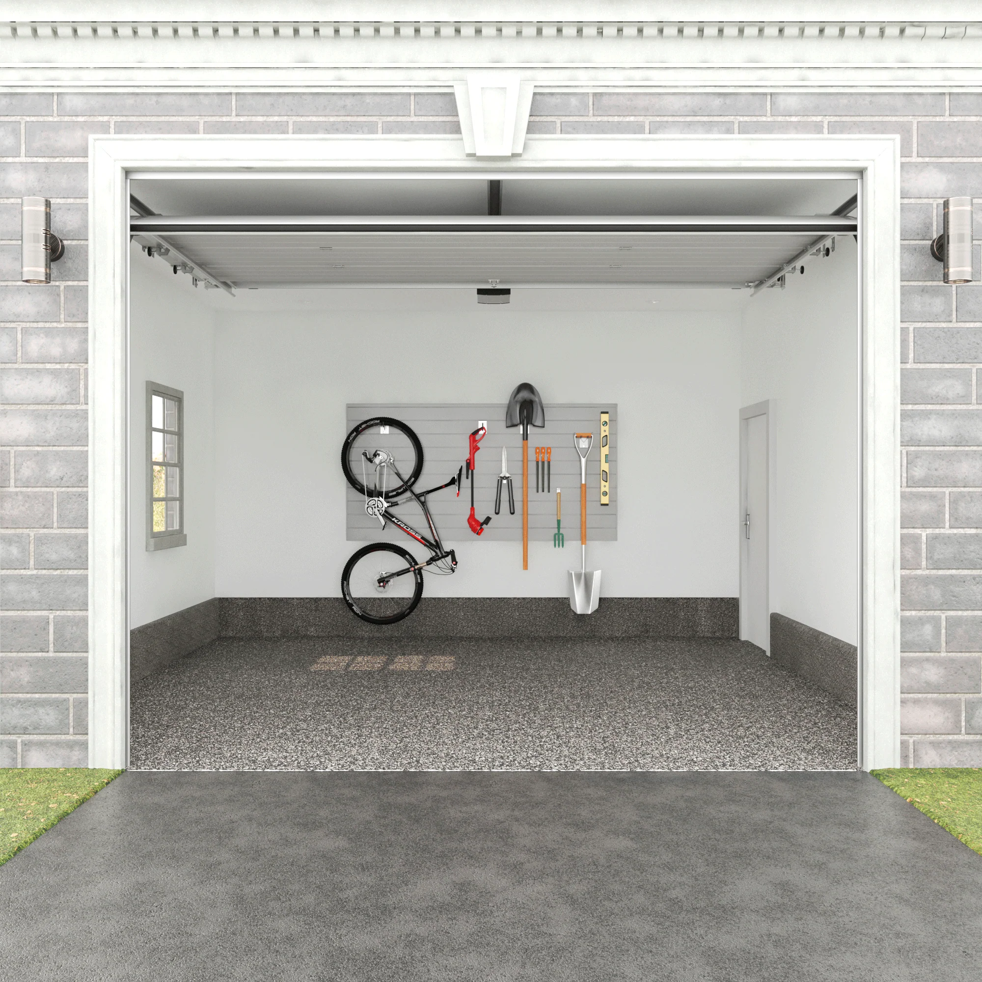 Proslat 8' x 4' PVC Wall Slatwall Mini Bundle (Different Colors Available) - Image 8