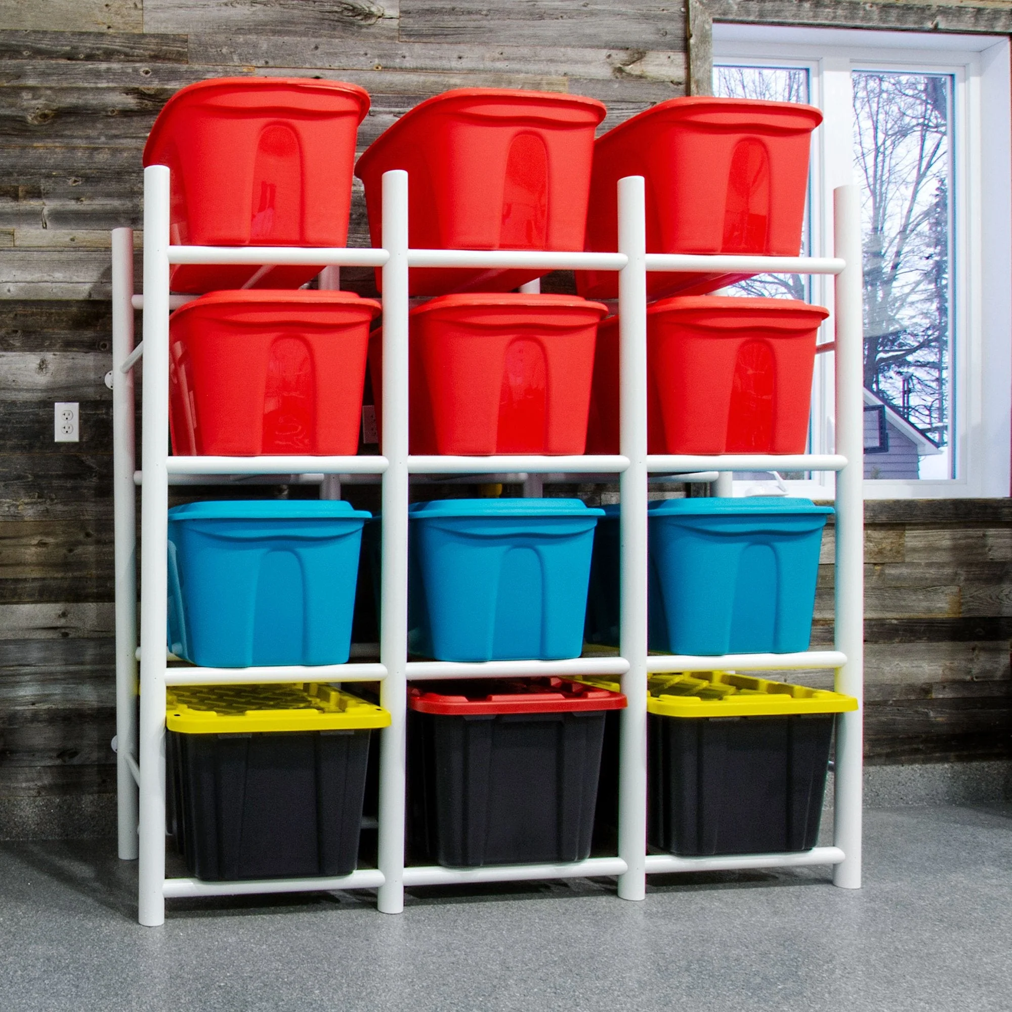 Proslat Bin Warehouse Rack - 12 Totes - Image 2