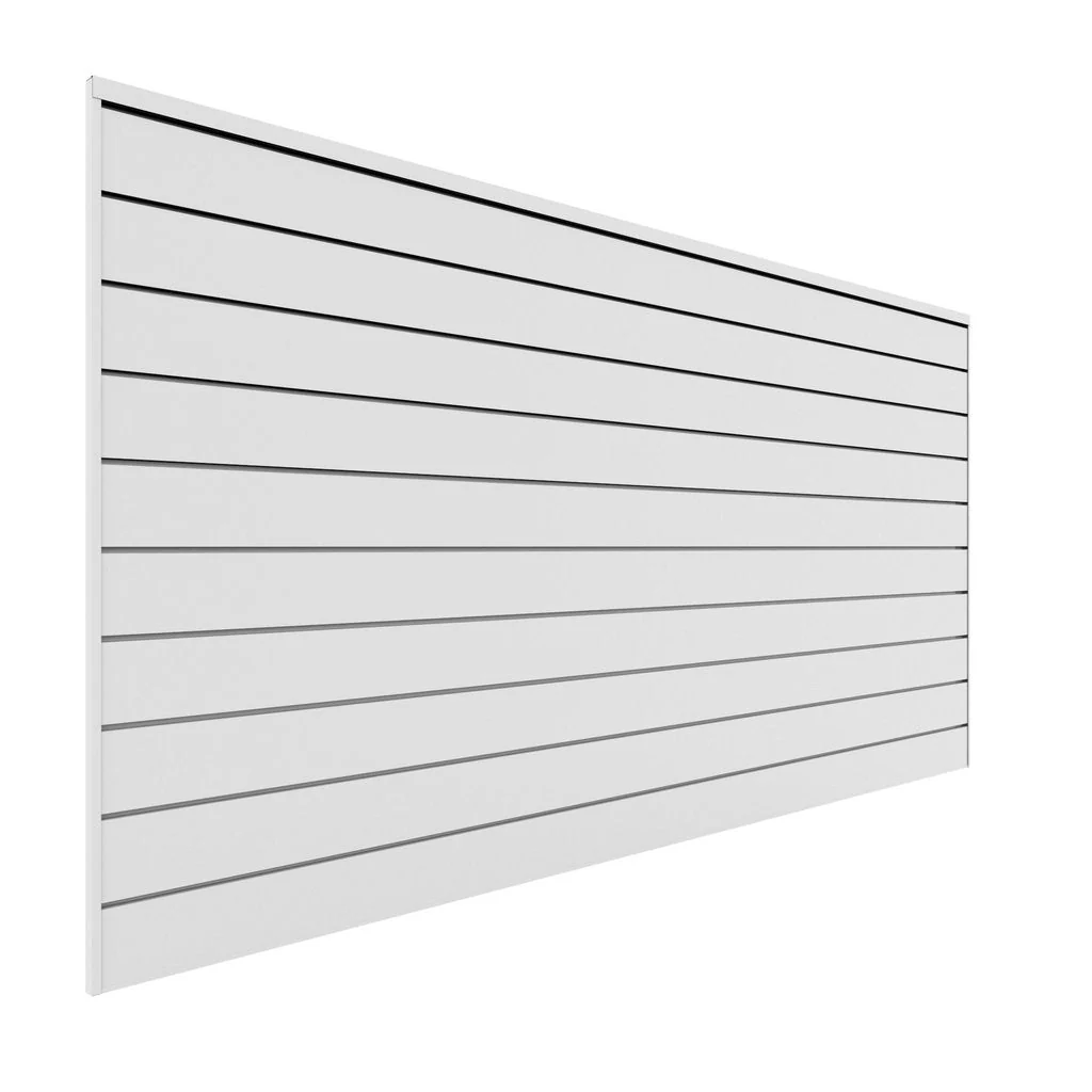 Proslat 8 ft. x 4 ft. PVC Slatwall (Various Colors Available)
