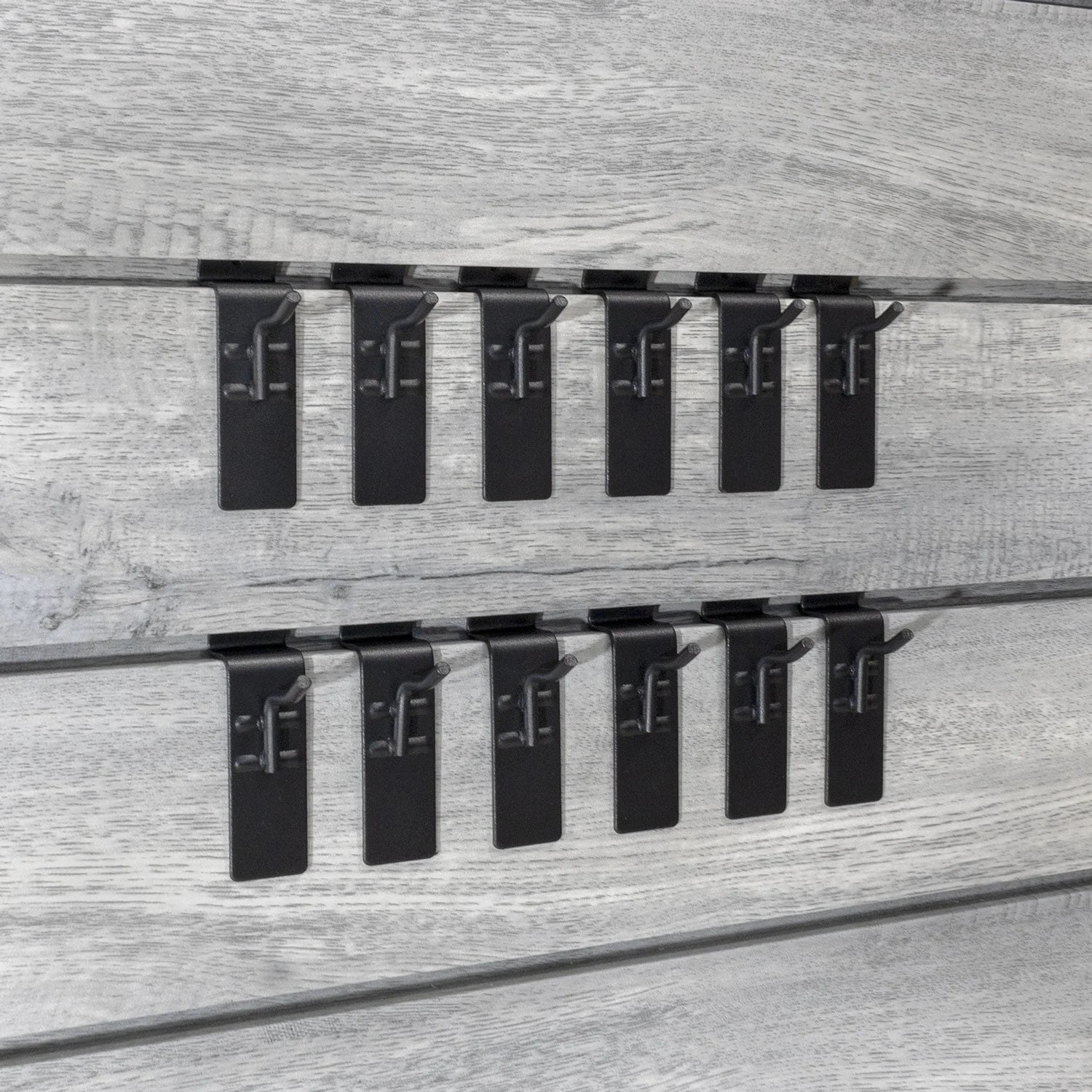 Proslat STEALTH 1 in Single Slatwall Hook 1-Prong 12-Pack - Image 3