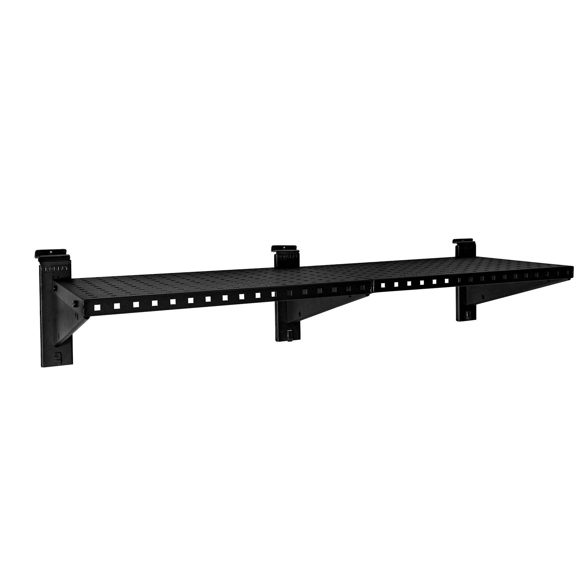 Proslat STEALTH 48 in Heavy Duty Metal Shelf Black Ventilated