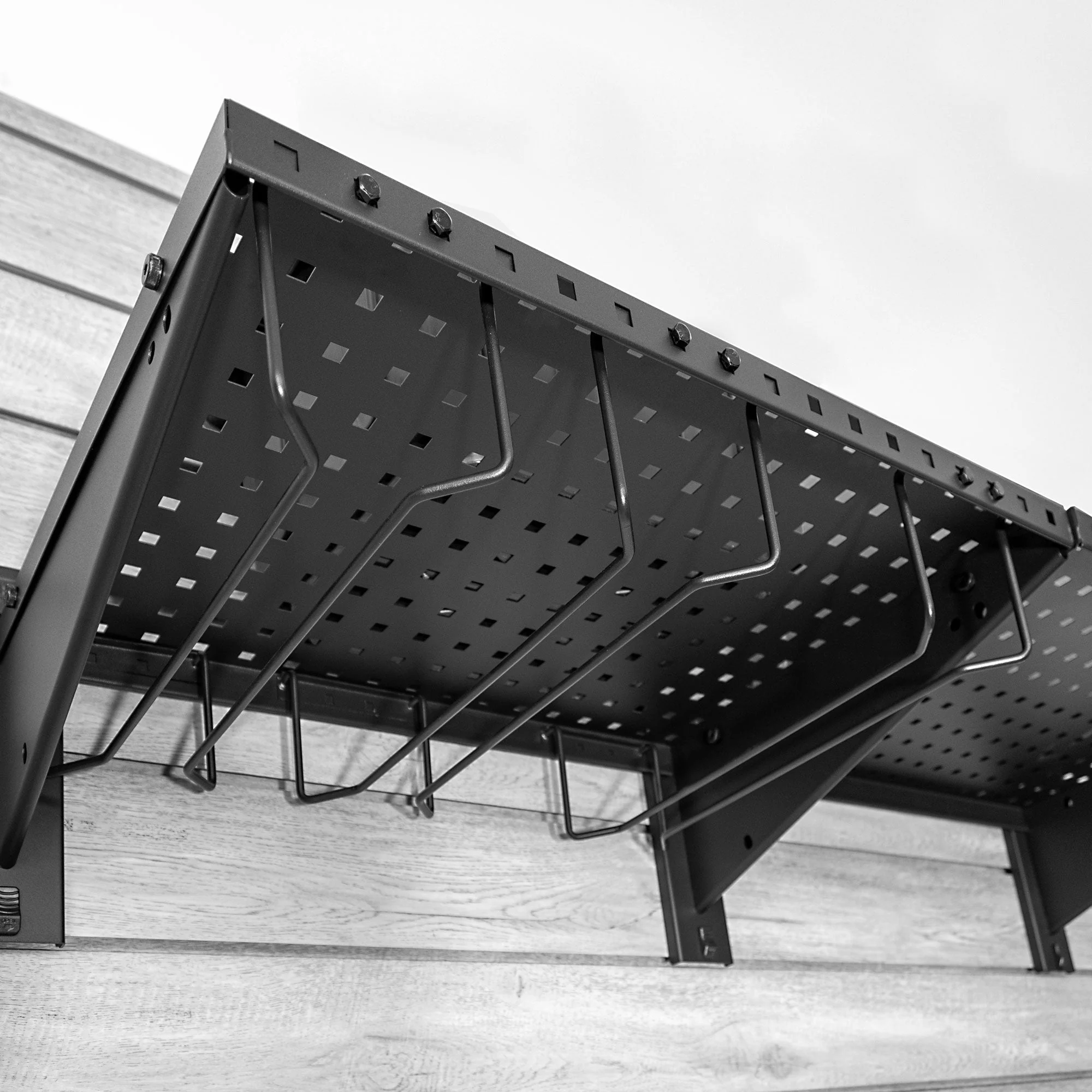 Proslat STEALTH 48 in Heavy-Duty Metal Shelf with Tool Holders - Image 4