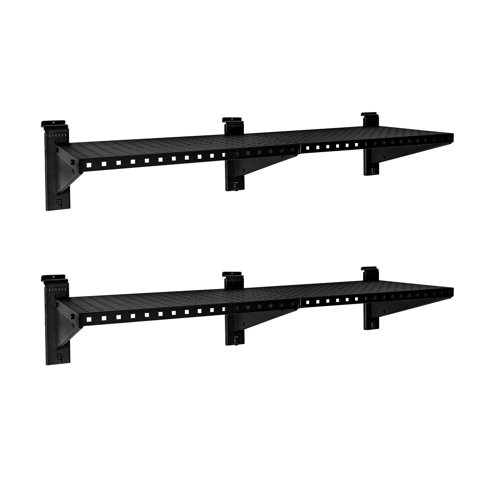 Proslat STEALTH 48 in. Heavy Duty Metal Shelves 2-Pack
