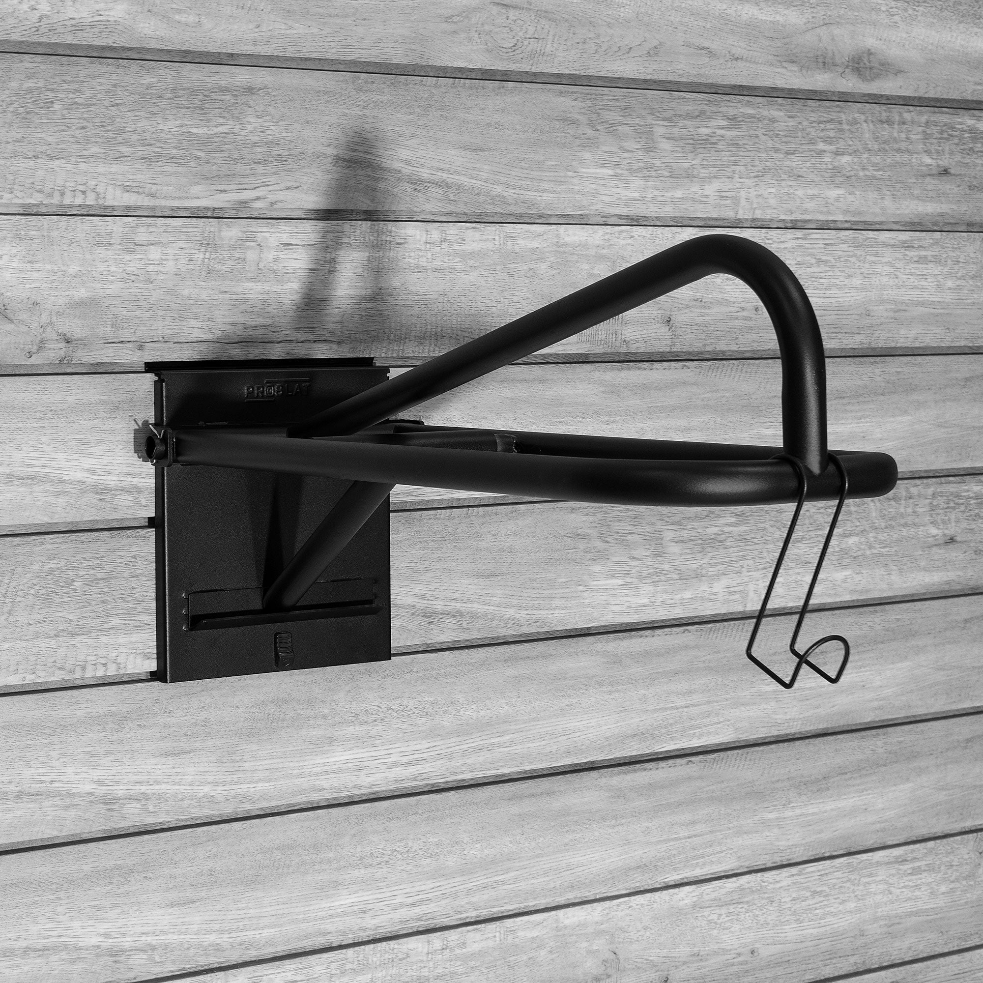 Proslat STEALTH Black Slatwall Saddle Hook with Lower Accessory Hook - Image 2