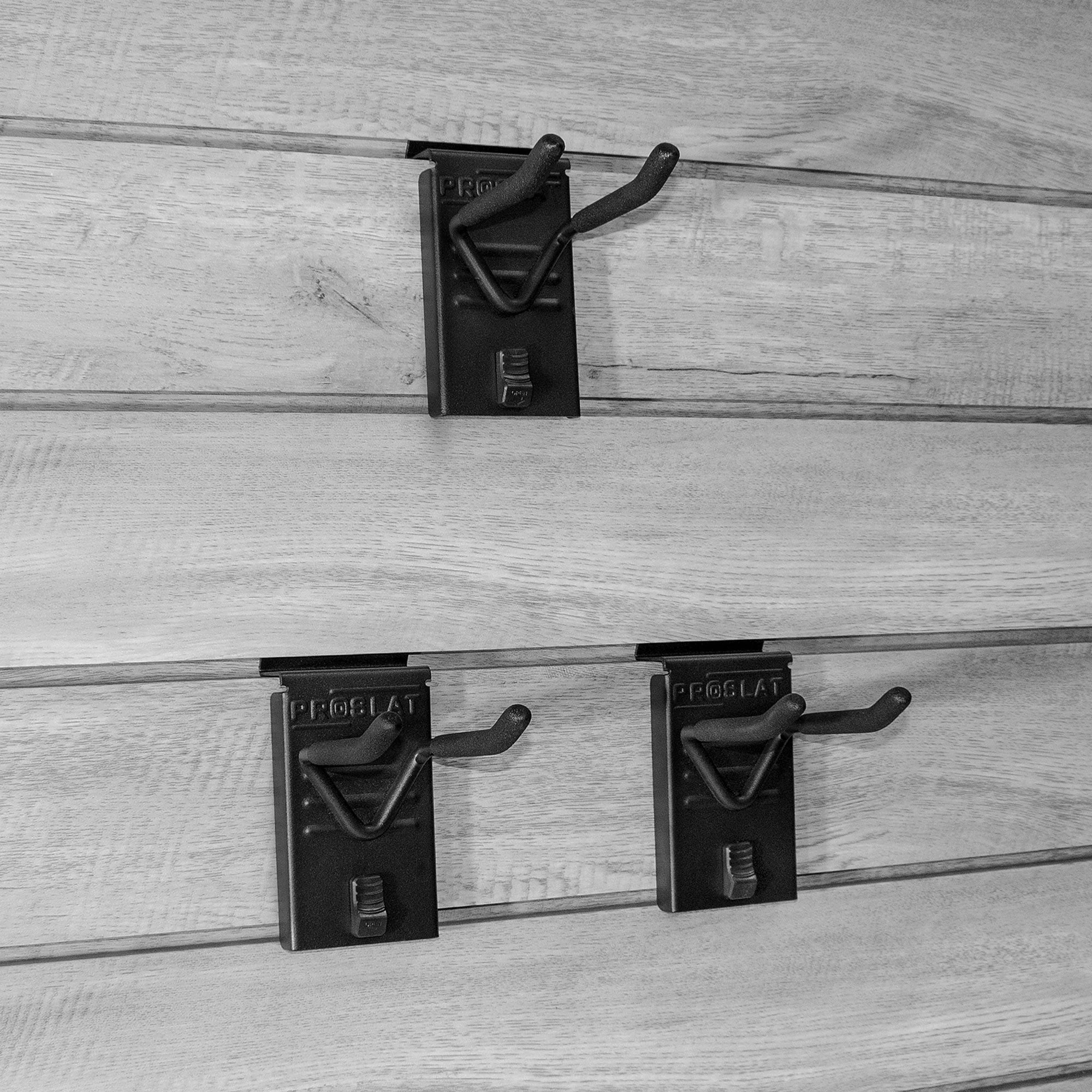 Proslat STEALTH Double 4 in. Hook 3-Pack Garage Storage Organizer - Image 3