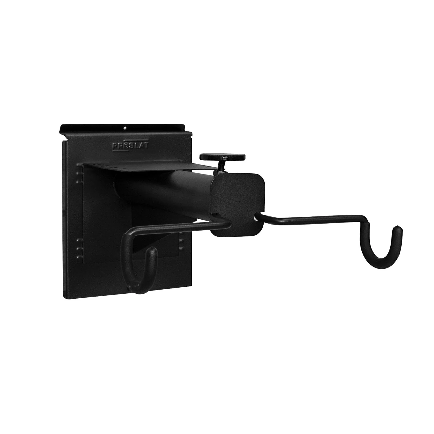 Proslat STEALTH Horizontal Bike Hook Wall-Mount Rack with Black Shelf