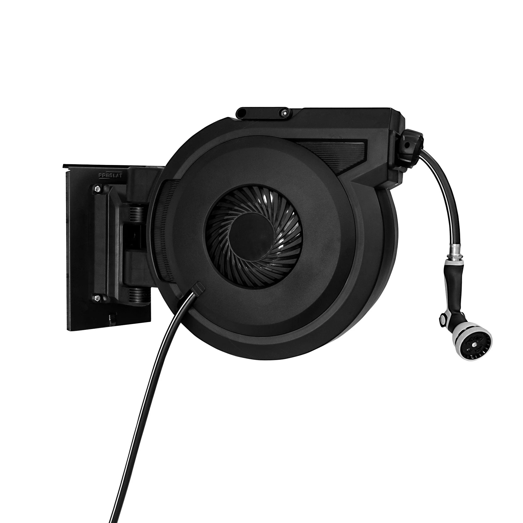 Proslat STEALTH Retractable Hose Reel with 80ft Hose and Nozzle