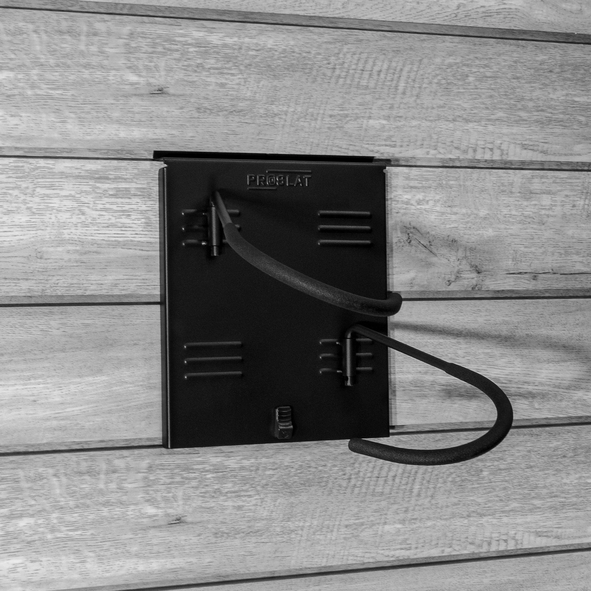 Proslat STEALTH Two-Bike Pivoting Hook Wall Mount Garage Storage Black - Image 2