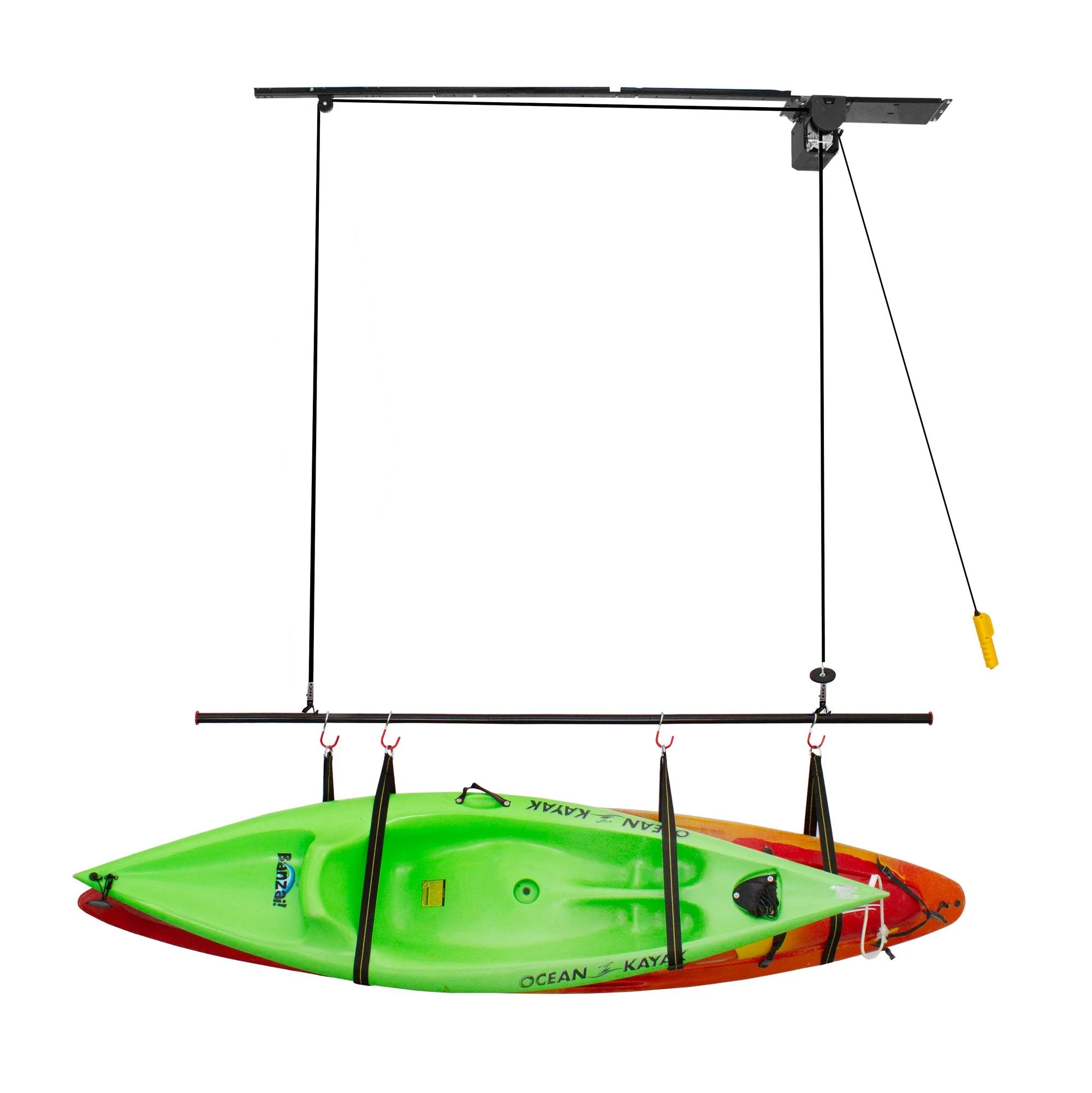 Proslat Garage Gator Dual Canoe & Kayak 220 lb Lift Kit - Image 8