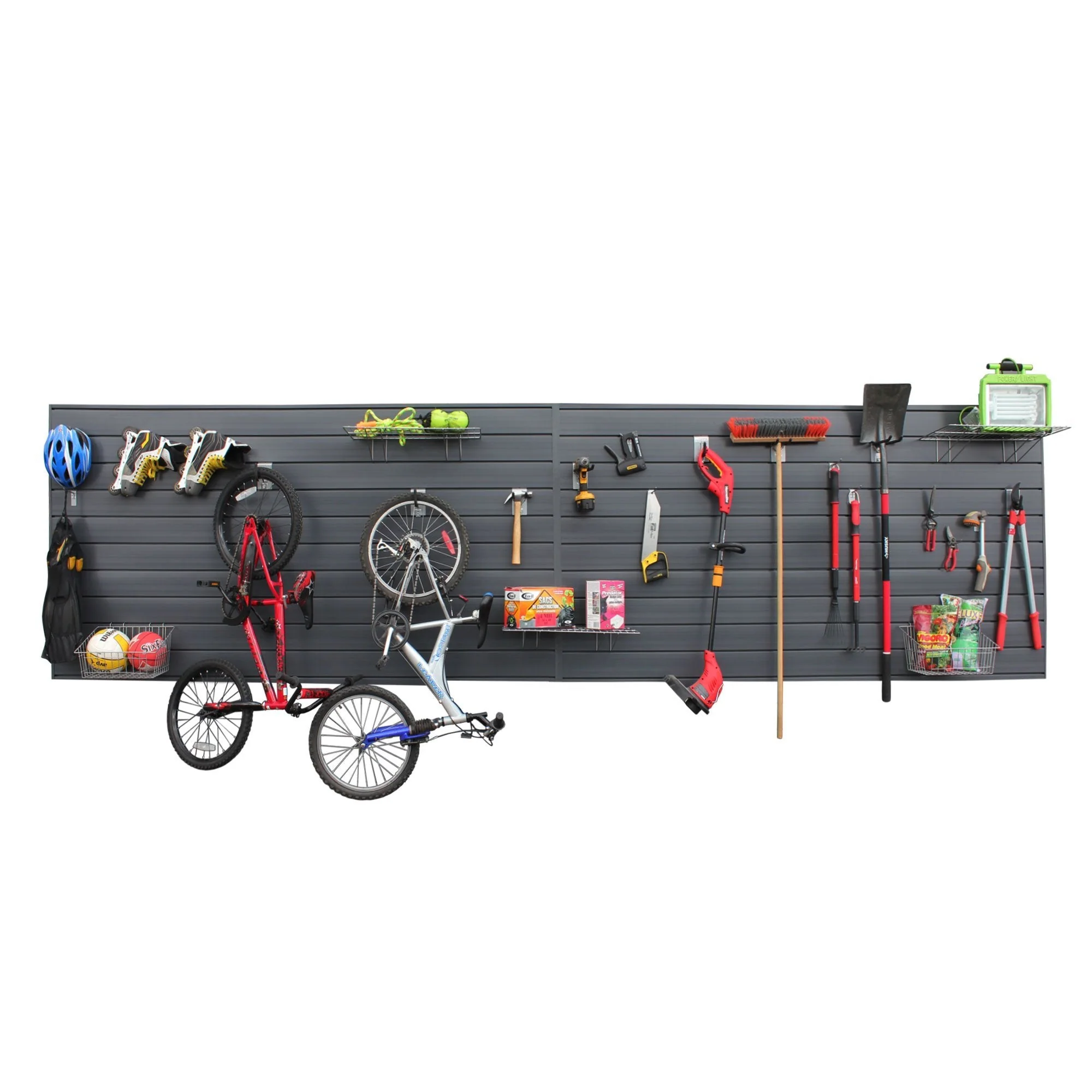 Proslat Ultimate 2 Slatwall Wall Storage Bundle - Charcoal - Image 10