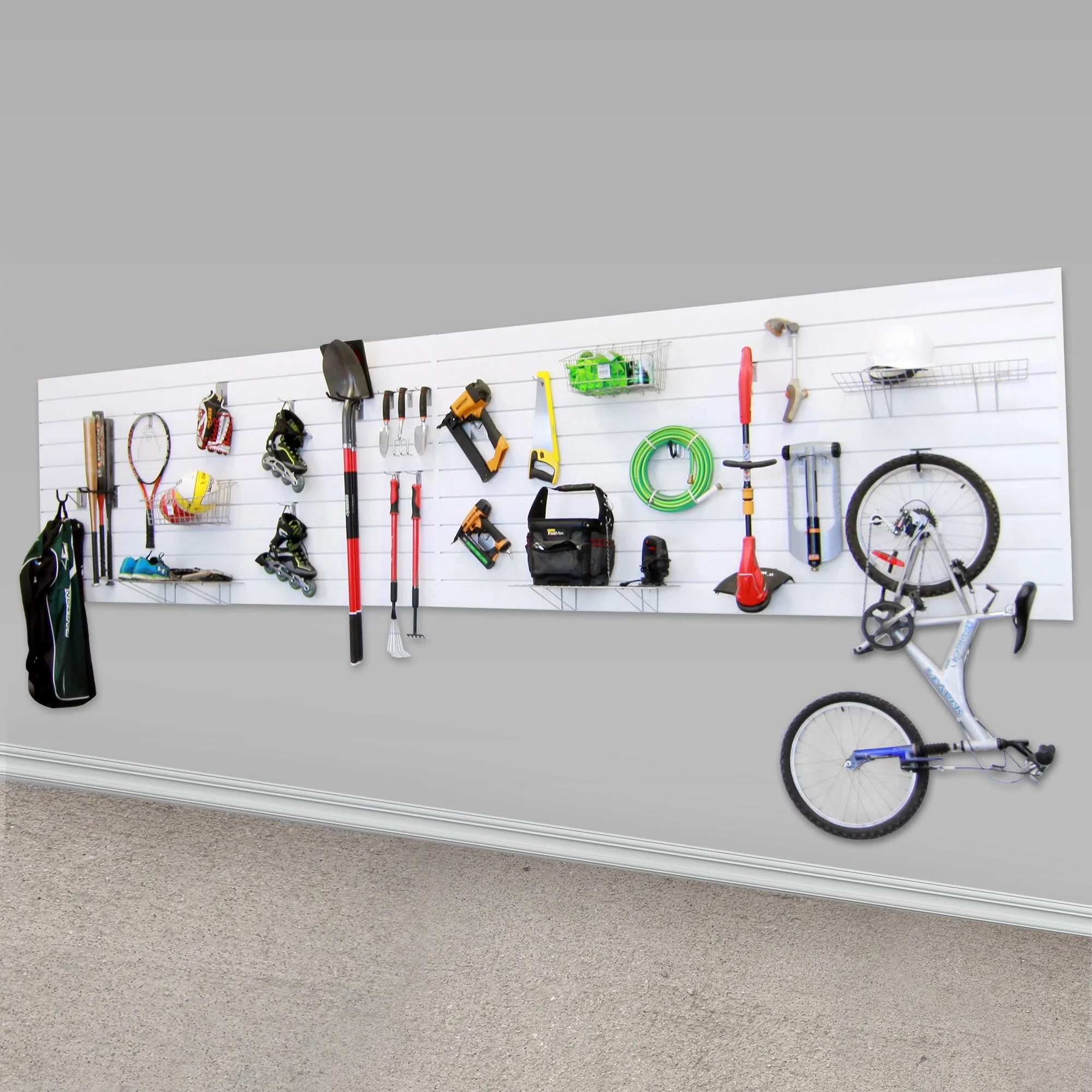 Proslat Ultimate 2 Slatwall Wall Storage Bundle - Charcoal - Image 11