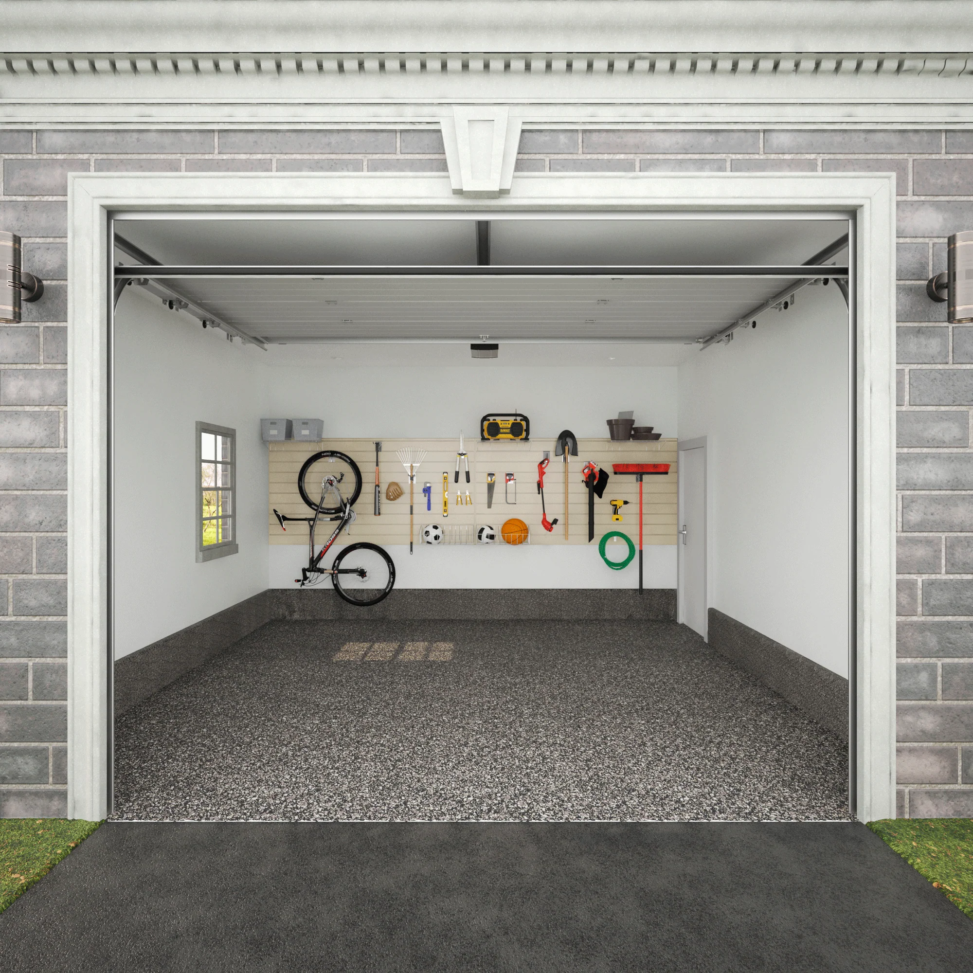 Proslat Ultimate 2 Slatwall Wall Storage Bundle - Charcoal - Image 5