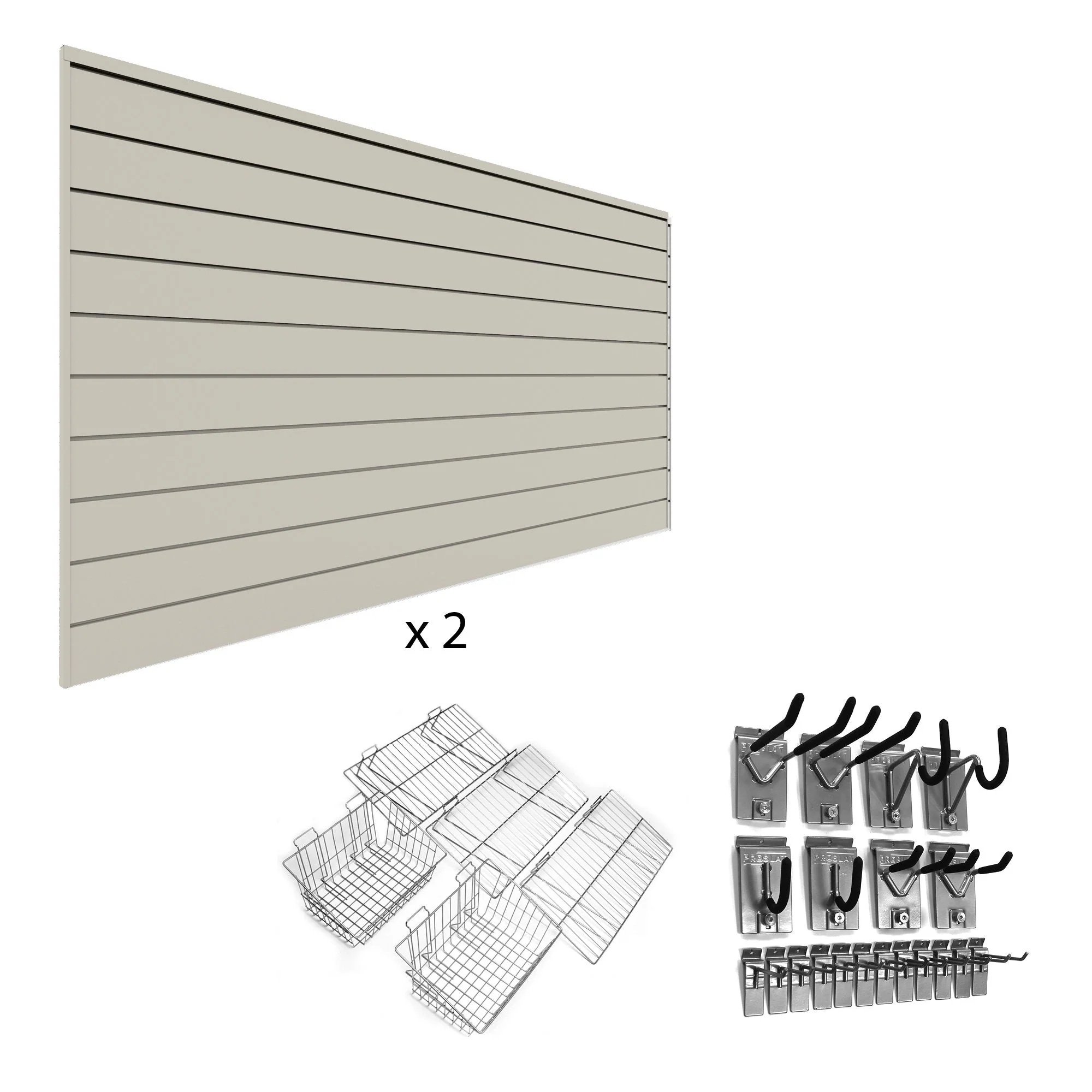Proslat Ultimate 2 Slatwall Wall Storage Bundle (Different Colors Available) - Image 3