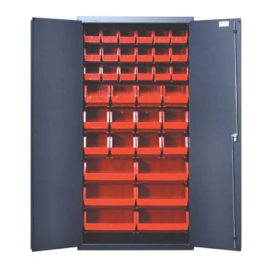 Quantum 36" Wide All-Welded Bin Cabinet w/ 36 bins