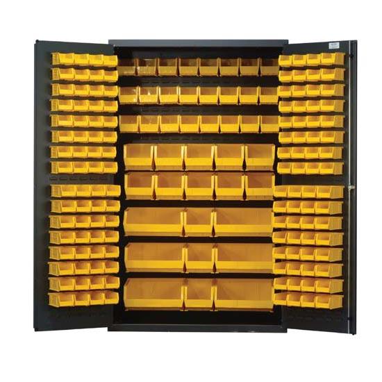 Quantum 48" Wide All-Welded Bin Cabinet w/ 171 bins