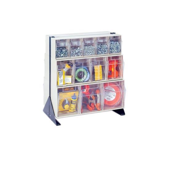 Quantum Clear Tip Out Bin Cabinet 24"H - Image 2